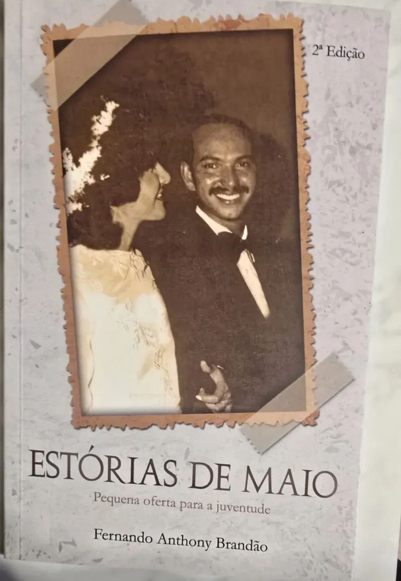 Capa de Estórias de Maio, pequena oferta para a juventude, 2ª edição, de Fernando Anthony Brandão
